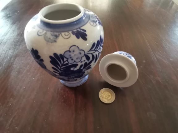 Hand Painted Delft Vase