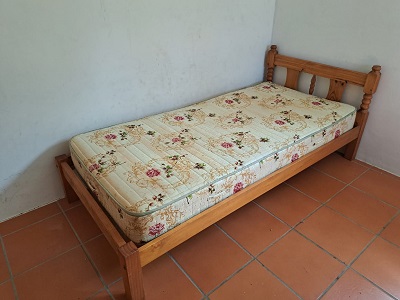 Pine Bed with Mattress