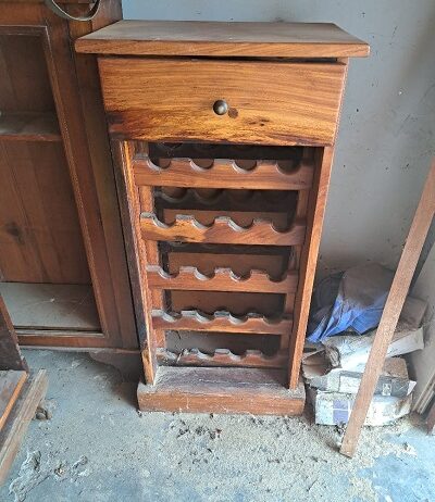 Wine Rack with Drawer