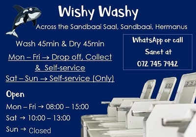 Wishy Washy Sandbaai Hermanus