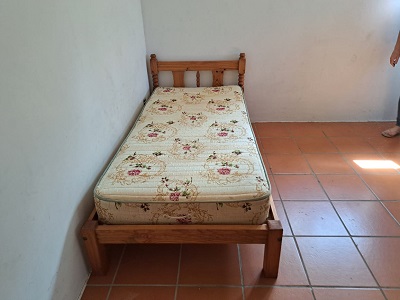 Pine Bed With Spring Mattress R1450